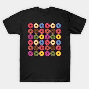 Donut Vector, Artwork, Design, Pattern T-Shirt